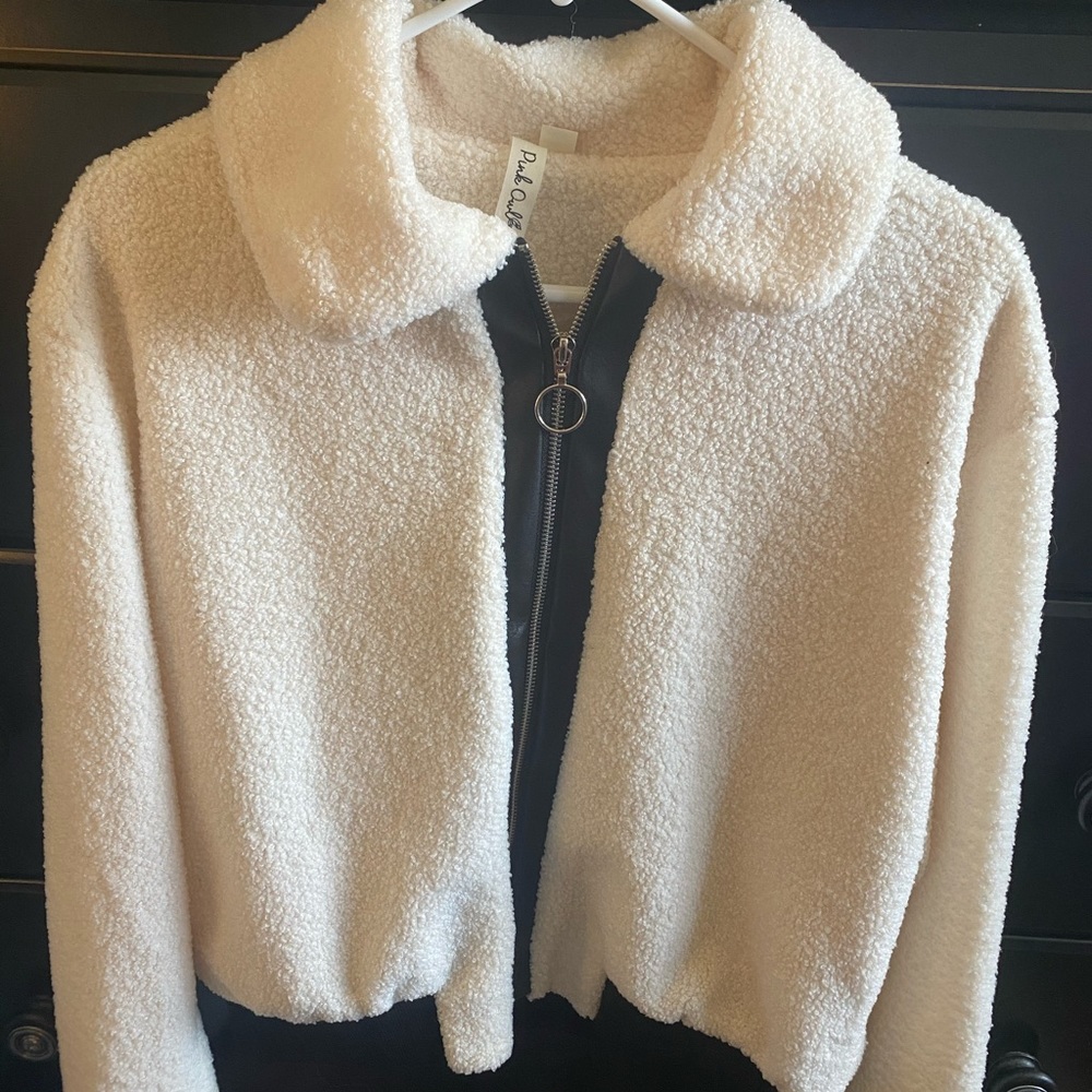 White Fluffy Jacket